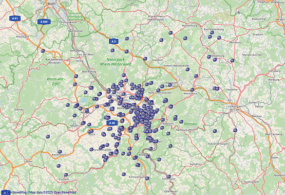Foto Grafik der bereits verkauf und vermieteten Immobilien