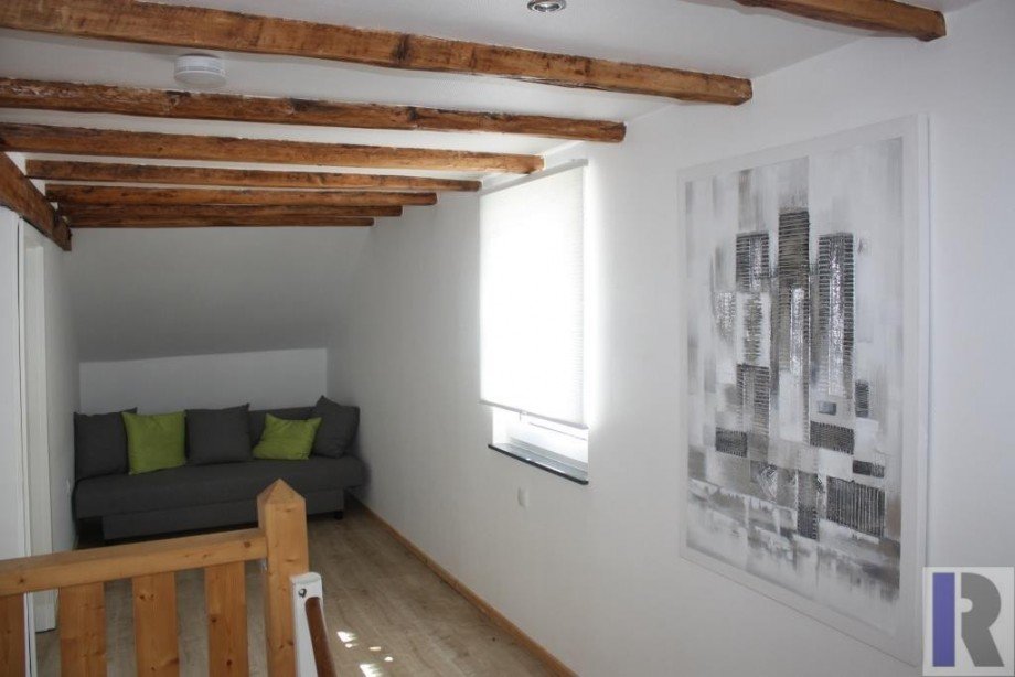 Blick zur Schlafcouch Wohnung Koblenz