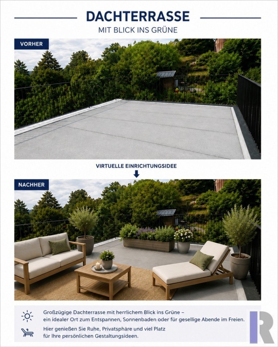 Dachterrasse Etagenwohnung Koblenz