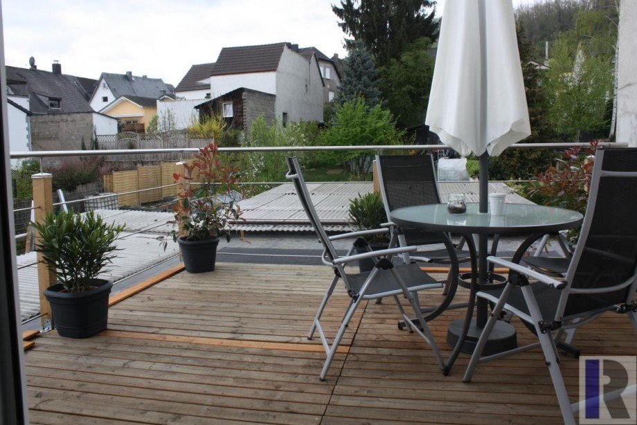 Blick von der Terrasse Wohnung Koblenz